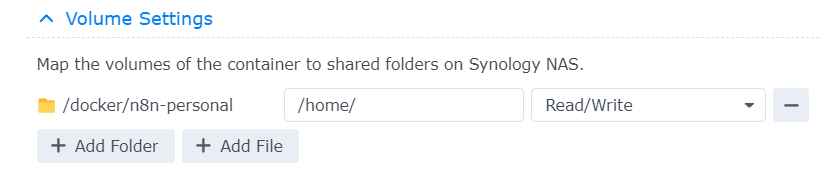 cài đặt n8n trên Synology